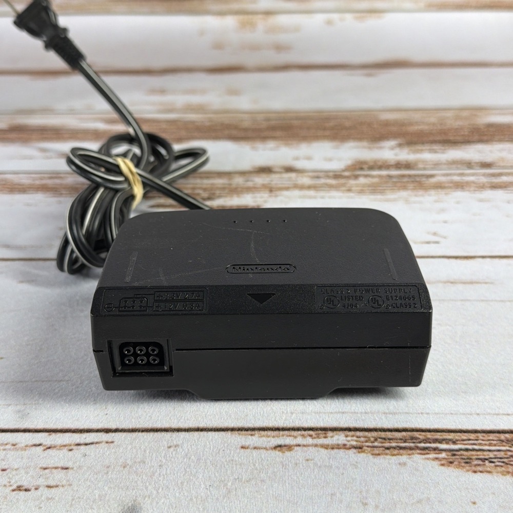 Nintendo 64 OEM Power Supply AC Adapter NUS-002 Tested Working